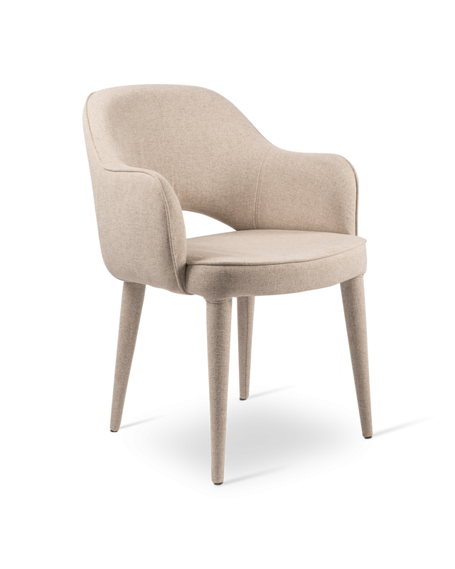 Stoelen - Chair-Cosy-fabric%20polyester-beige%20Pols%20Potten